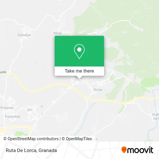 Ruta De Lorca map