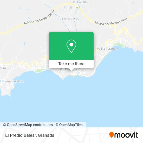 El Predio Balear map