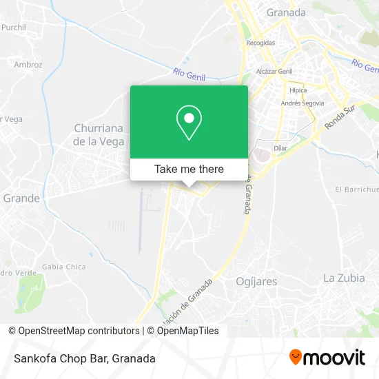 Sankofa Chop Bar map