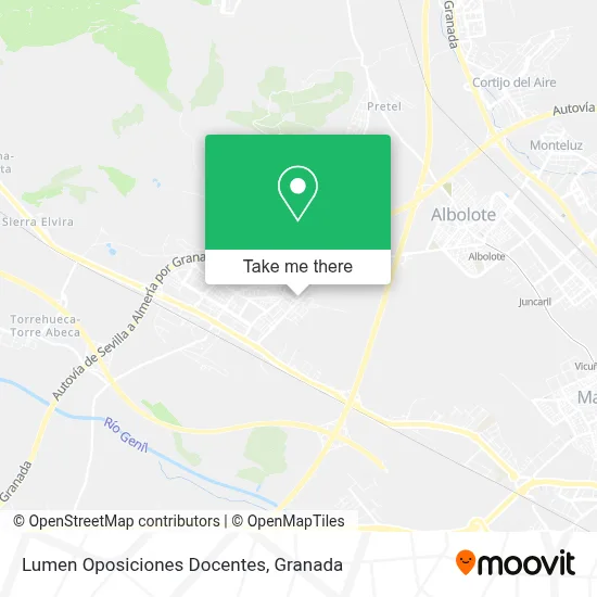 Lumen Oposiciones Docentes map