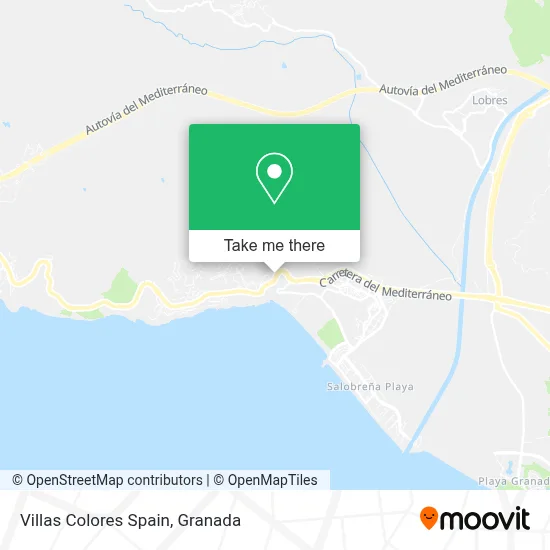 Villas Colores Spain map