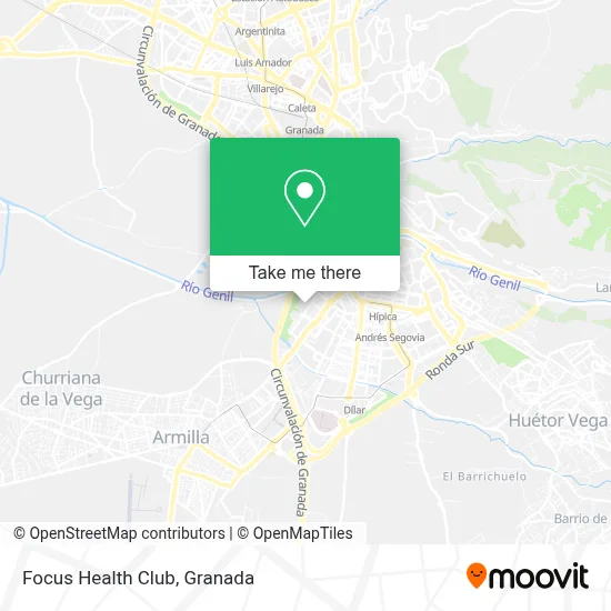 Focus Health Club map