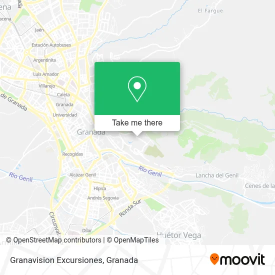 Granavision Excursiones map
