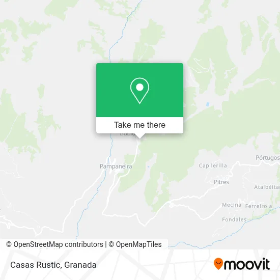 Casas Rustic map