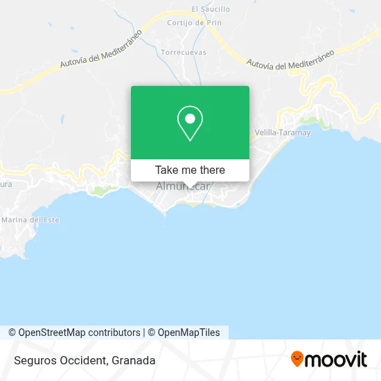 Seguros Occident map