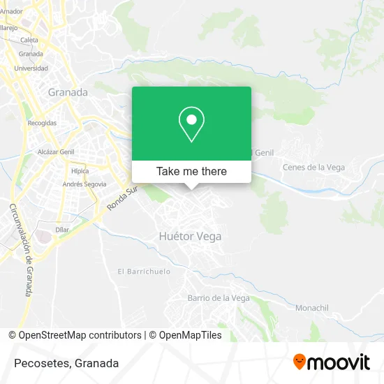 Pecosetes map