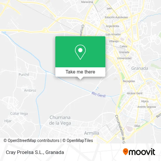 Cray Proelsa S.L. map