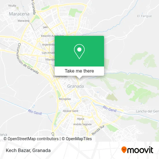 Kech Bazar map
