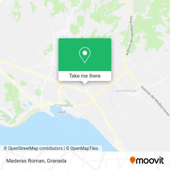 Maderas Roman map