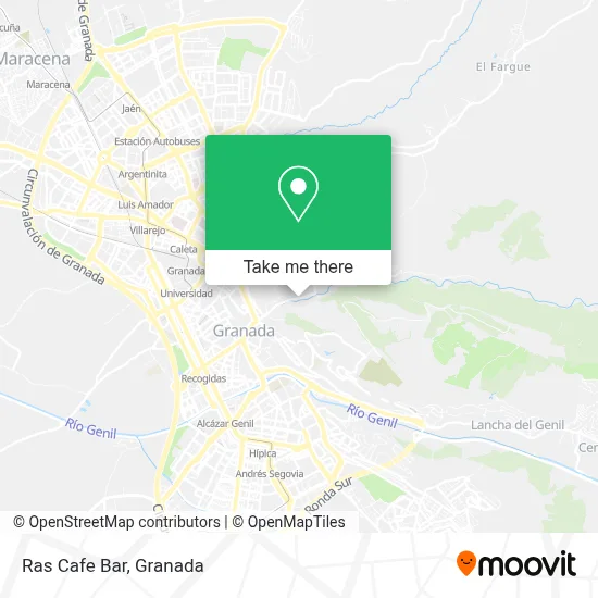 Ras Cafe Bar map