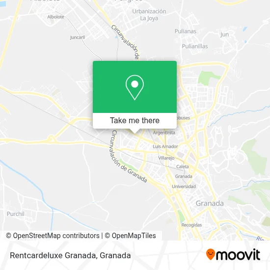 Rentcardeluxe Granada map