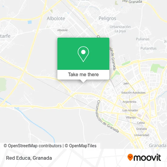 Red Educa map