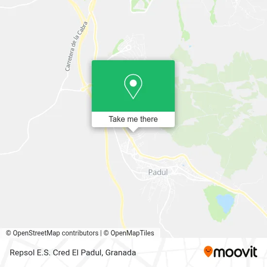 Repsol E.S. Cred El Padul map