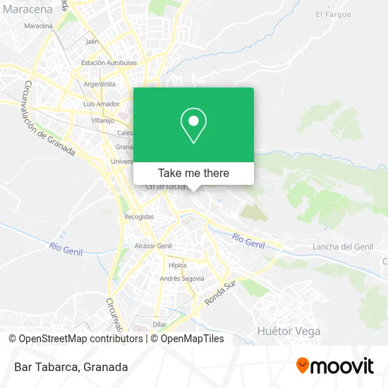 Bar Tabarca map