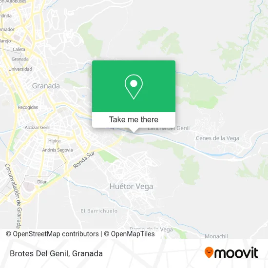 Brotes Del Genil map