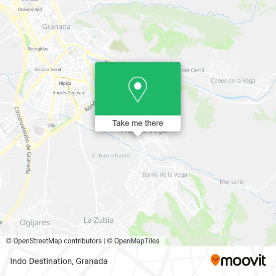 Indo Destination map