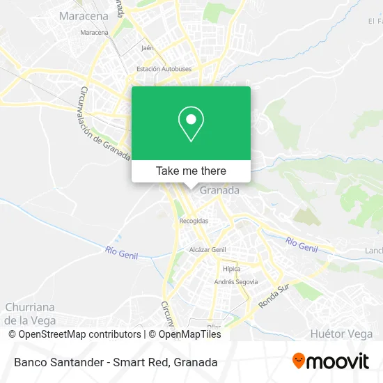 Banco Santander - Smart Red map