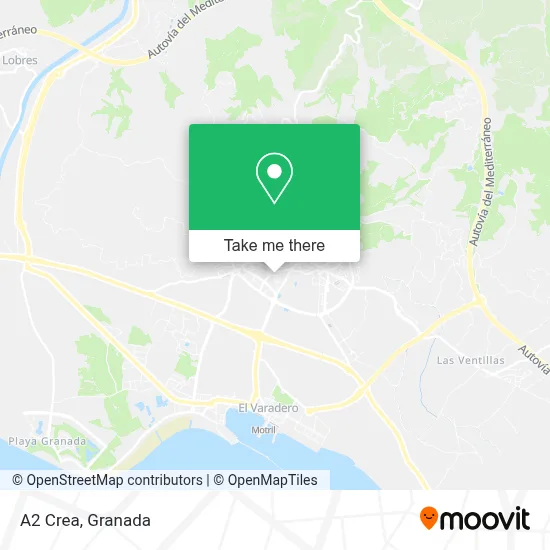 A2 Crea map