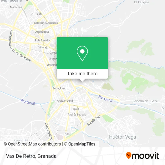 Vas De Retro map
