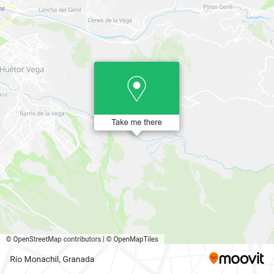 Río Monachil map