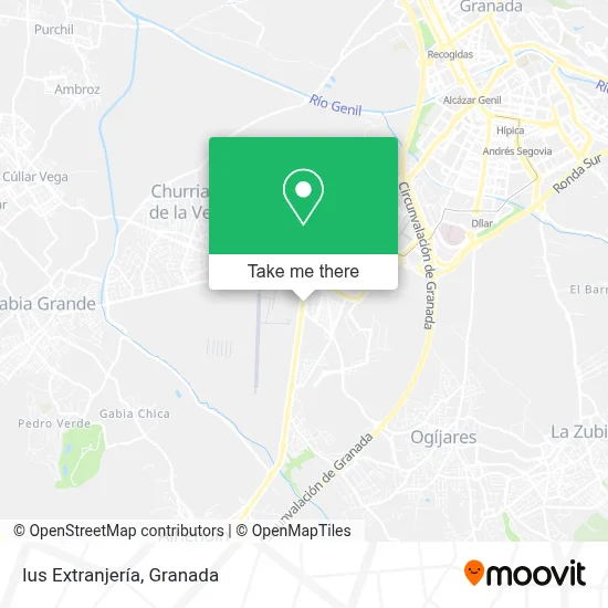 Ius Extranjería map
