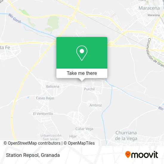 Station Repsol map