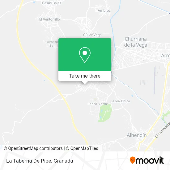 La Taberna De Pipe map