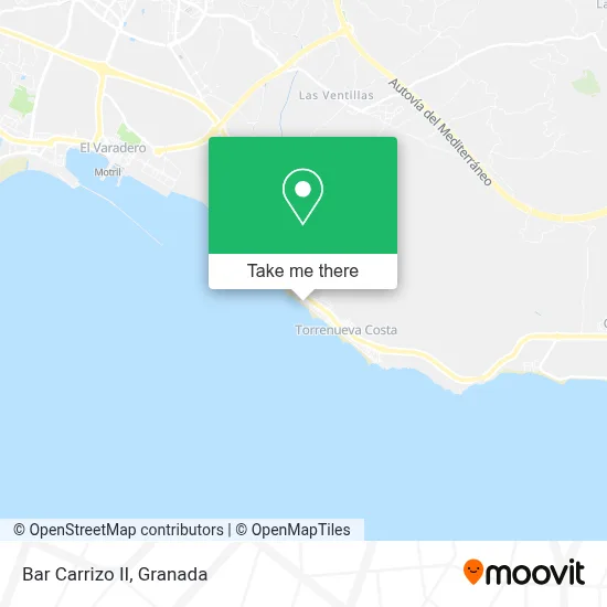 Bar Carrizo II map