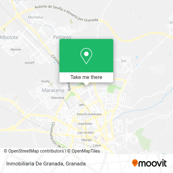 Inmobiliaria De Granada map