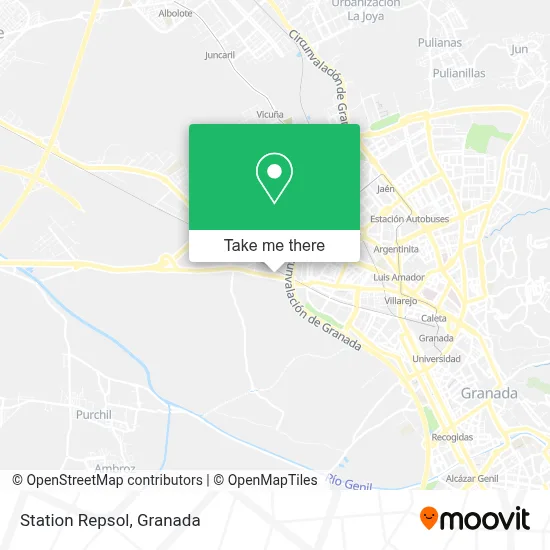 Station Repsol map