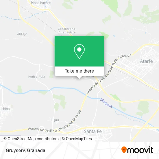 Gruyserv map