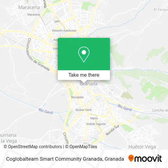 Coglobalteam Smart Community Granada map