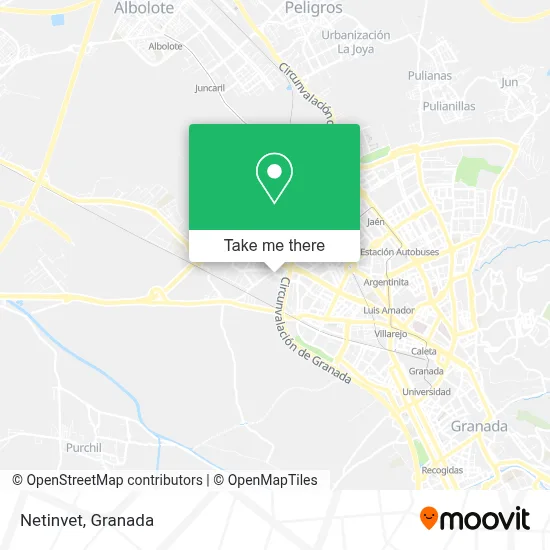 Netinvet map