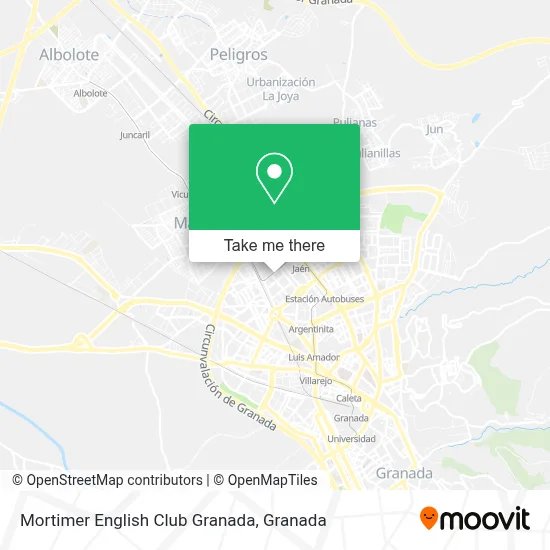 Mortimer English Club Granada map