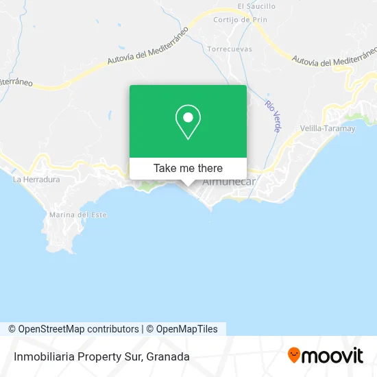 Inmobiliaria Property Sur map
