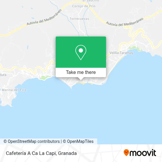 Cafetería A Ca La Capi map