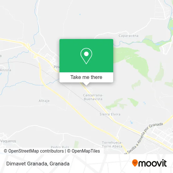 Dimavet Granada map