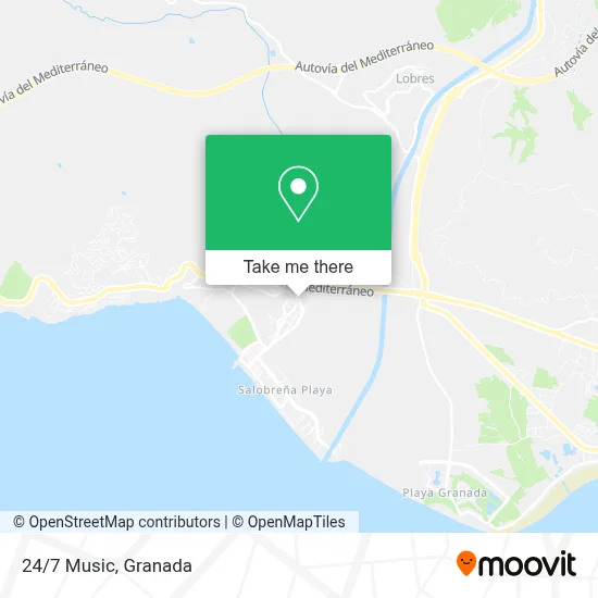 24/7 Music map