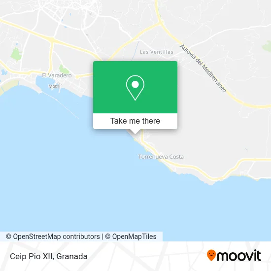 Ceip Pio XII map