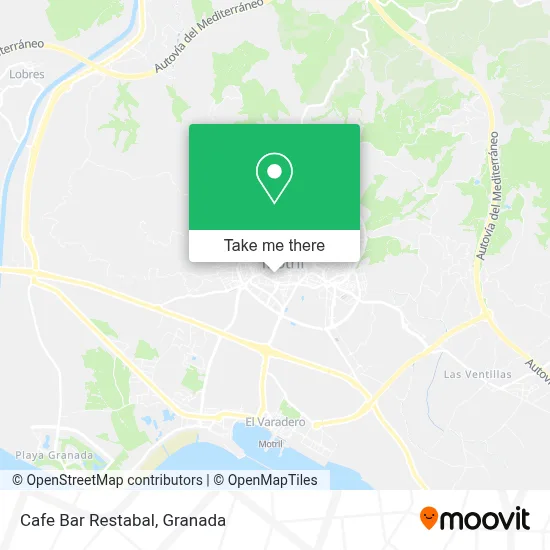 Cafe Bar Restabal map