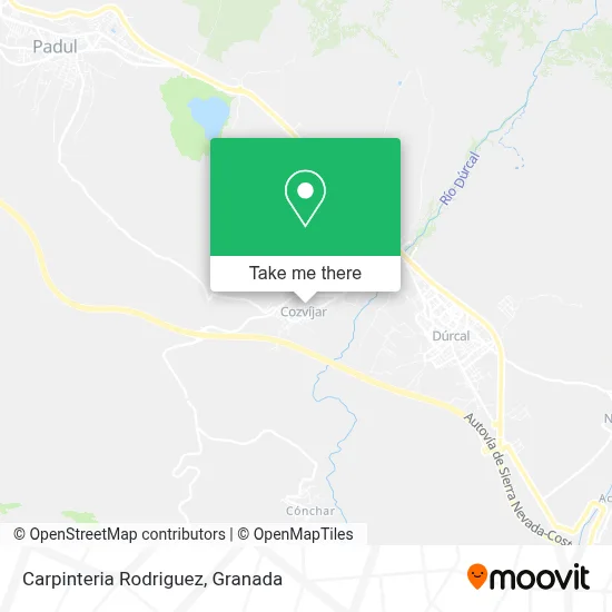 Carpinteria Rodriguez map