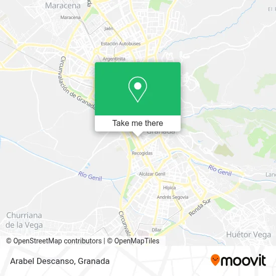 Arabel Descanso map