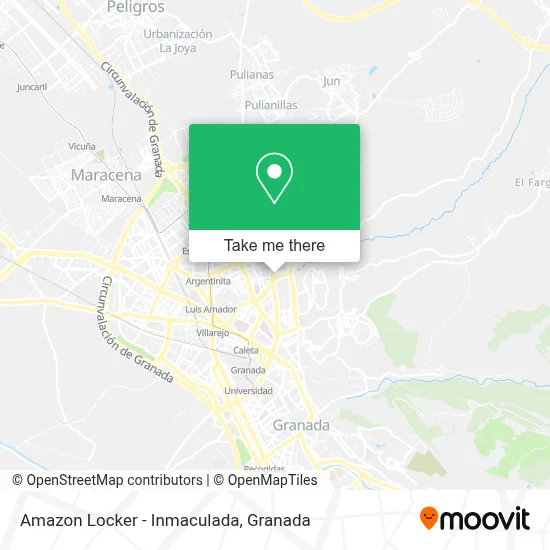 Amazon Locker - Inmaculada map