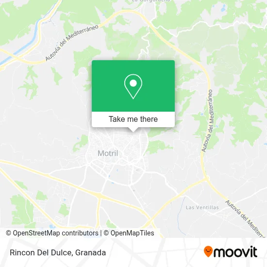 Rincon Del Dulce map