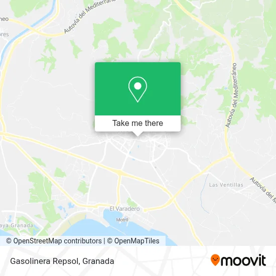 Gasolinera Repsol map