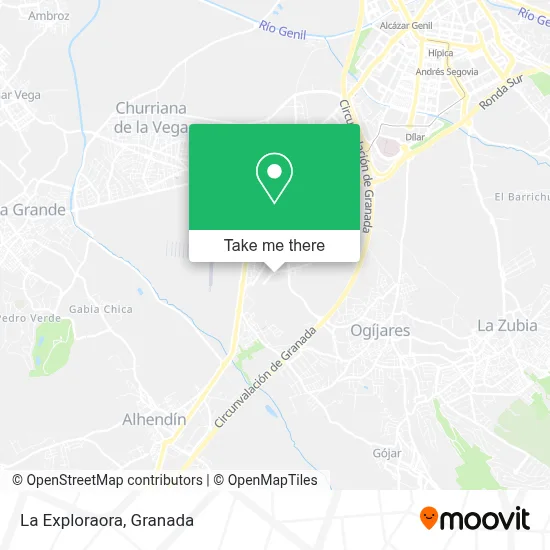 La Exploraora map