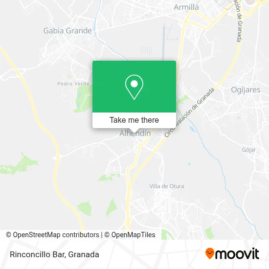 Rinconcillo Bar map