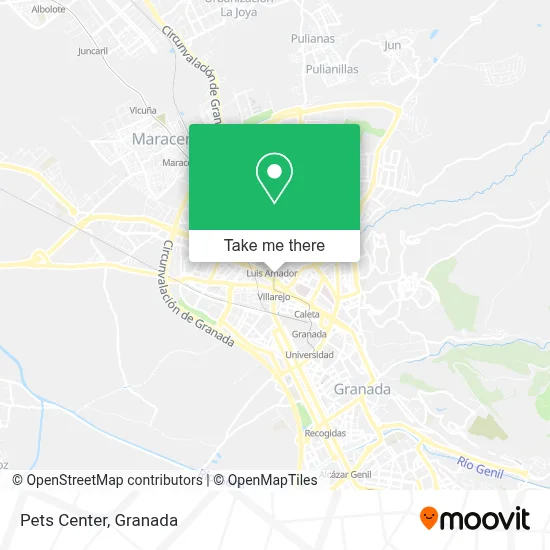 Pets Center map