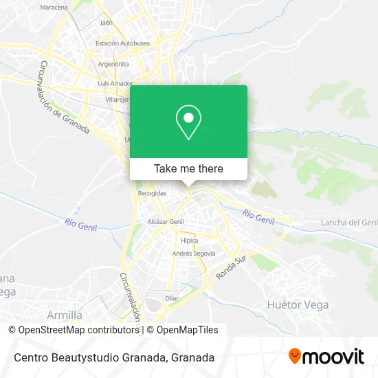 Centro Beautystudio Granada map