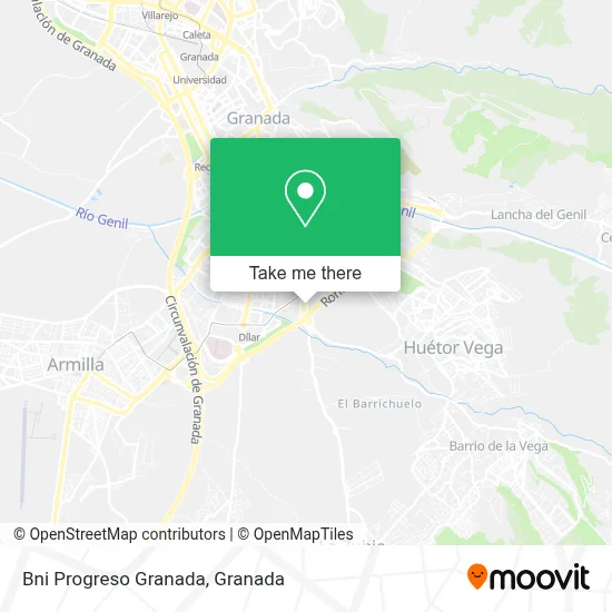 Bni Progreso Granada map